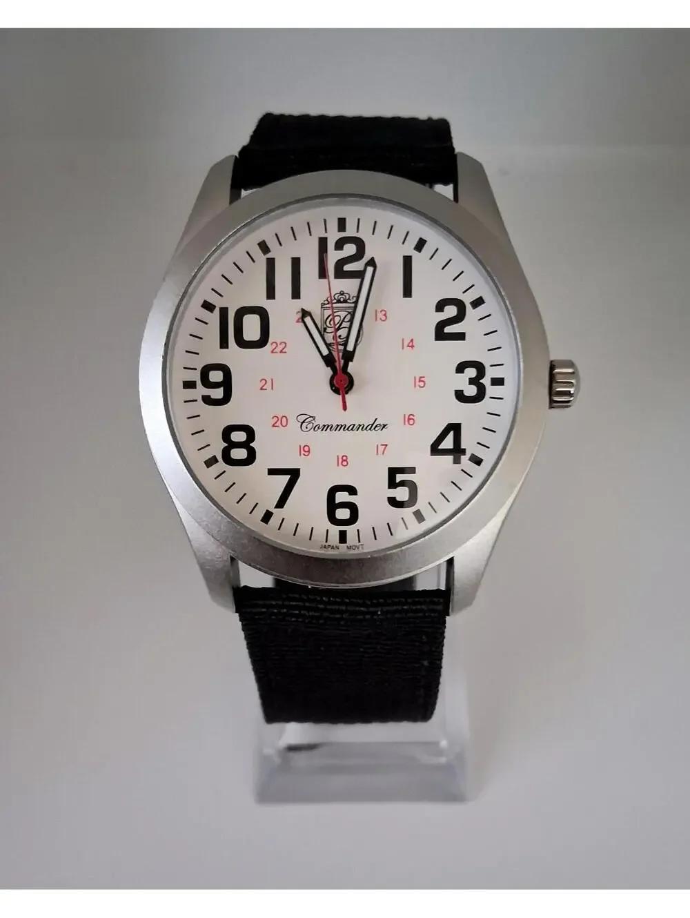 NEW Pierre Lucerne Commander WW2 Style Navy Men's Watch